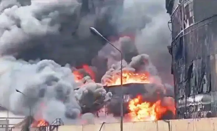 A fire broke out on June 20, 2024, in the main crude oil receiving tank at the Heglig Al-Jaili refinery in Khartoum