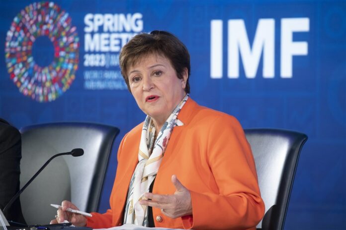 Kristalina Georgieva, Managing Director of the International Monetary Fund (IMF). (Photo/AFP