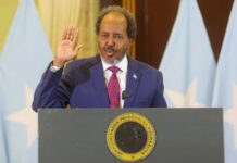 መንግስቲ ሶማል፡ ኣመሪካ ባዕላ እተመሓድሮ ወደባትን መዓስከርን ከምትእህባ ኣፍሊጡ! Somalia's President Hassan Sheikh Mohamud